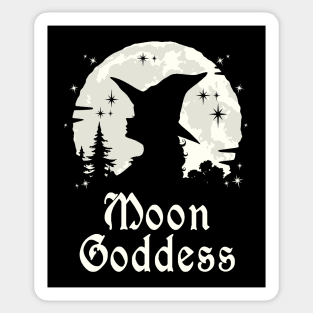 Wicca Witchcraft Moon Goddess Sticker